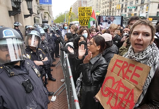 Columbia Cancels Classes And Police Arrest Yale Protesters As Tensions Over Middle East War Grow
