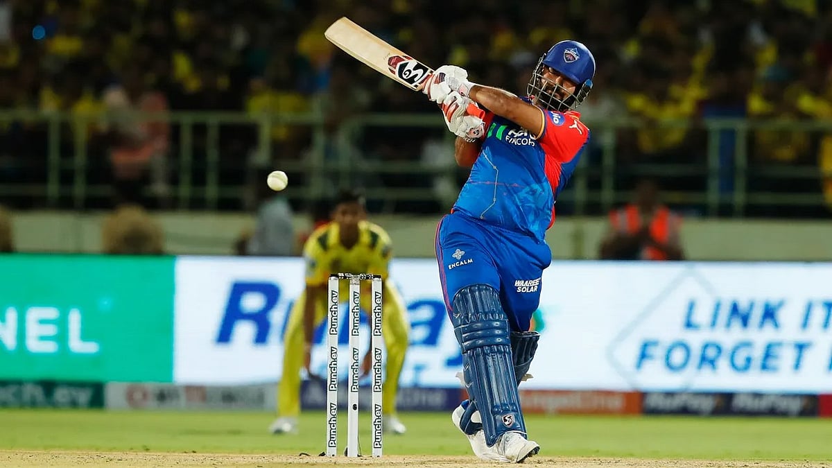 Rishabh Pant smashed 51 runs off 32 balls against Chennai Super Kings in Visakhapatnam. - IPL/BCCI