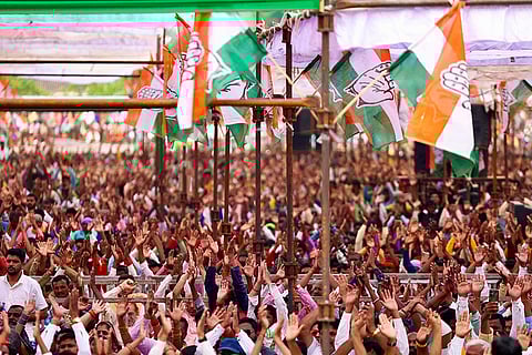 Rahul Gandhi's rally in Bastar
