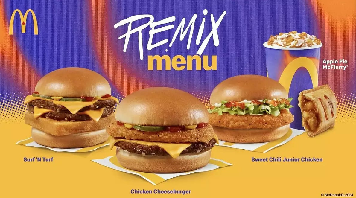 McDonald's : McDonald's Remix Menu