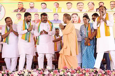 Yogi Adityanath in Agra