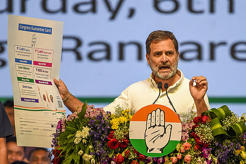 Congress releases 'Nyay Patra' in Hyderabad