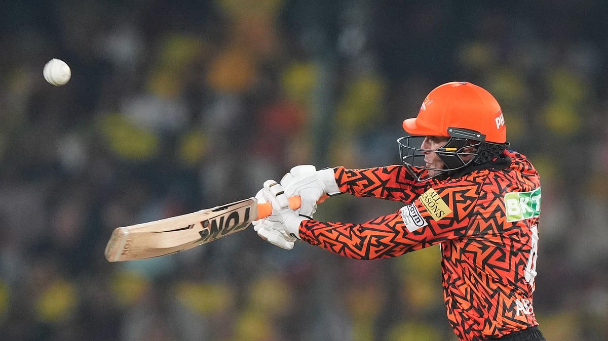 AP Photo/Mahesh Kumar A. : Sunrisers Hyderabad's Abhishek Sharma plays a shot during the Indian Premier League cricket match between Sunrisers Hyderabad and Chennai Super Kings in Hyderabad.
