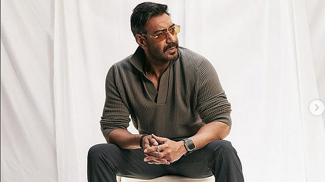 Ajay Devgn Greets Fans With A Namaste Outside His Residence In Mumbai On 55th B'day
