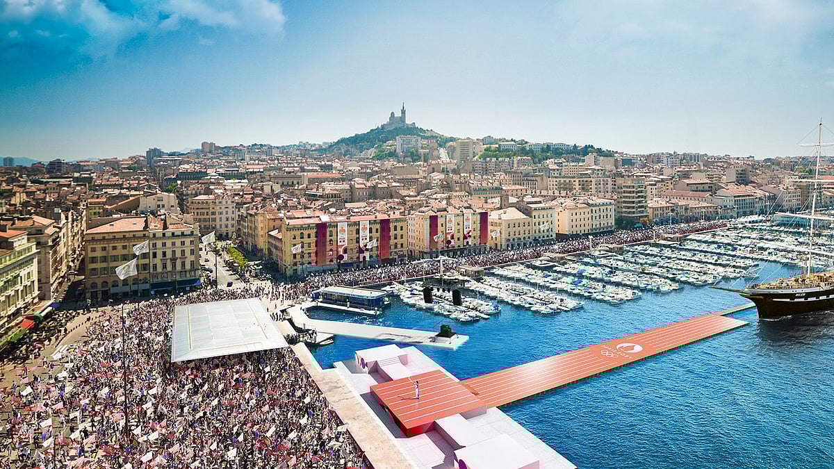 Photo: X/ @Paris2024 : A total of 205 delegations will parade on more than 80 boats on the Seine.