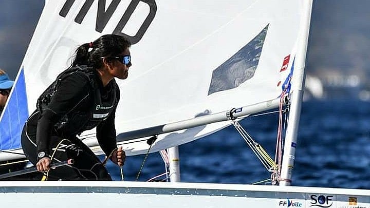 Photo: X/ @MahilaCongress : Nethra Kumanan became the first Indian woman sailor to qualify for the successive Olympics.