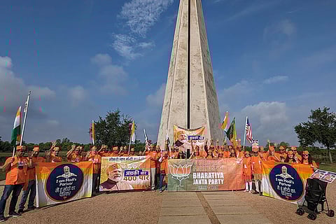 Rally in US to support PM Modi