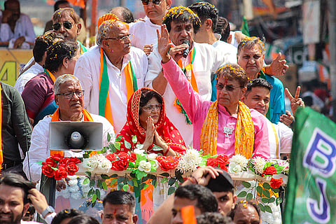 Arun Govil campaigns for LS polls