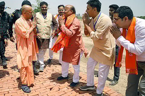 Adityanath campaigns in UP
