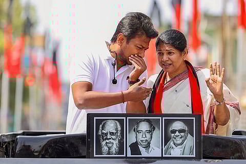 LS polls: Kanimozhi campaigns