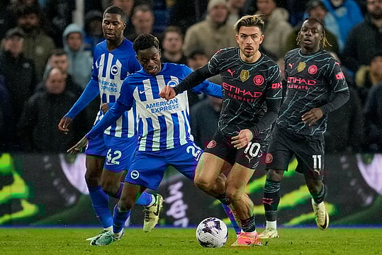 EPL: Manchester City Thrash Brighton 4-0, Overtake Liverpool In Title Race - In Pics