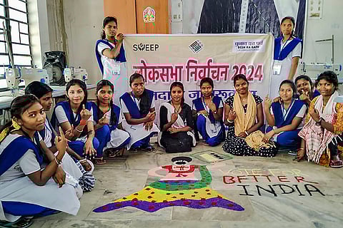 Voting awareness campaign in Jharkhand