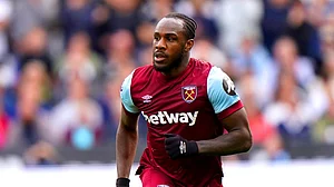 Bradley Collyer/PA : Michail Antonio was frustrated by West Ham’s exit (Bradley Collyer/PA)
