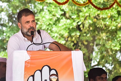Rahul Gandhi campaigns