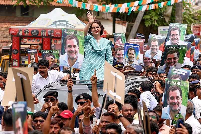 Priyanka Gandhi campaigns in Kerala