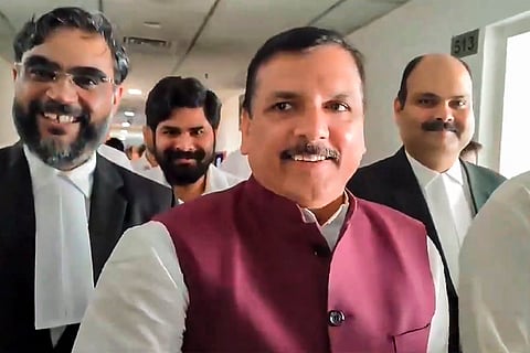 Sanjay Singh appears before court