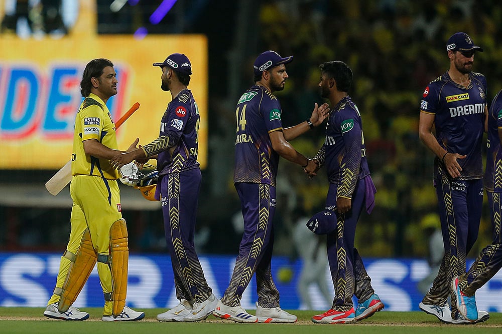 Photo: AP/Parthi Bhan : IPL 2024: CSK vs KKR
