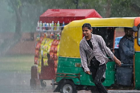 Weather: Rain in Delhi