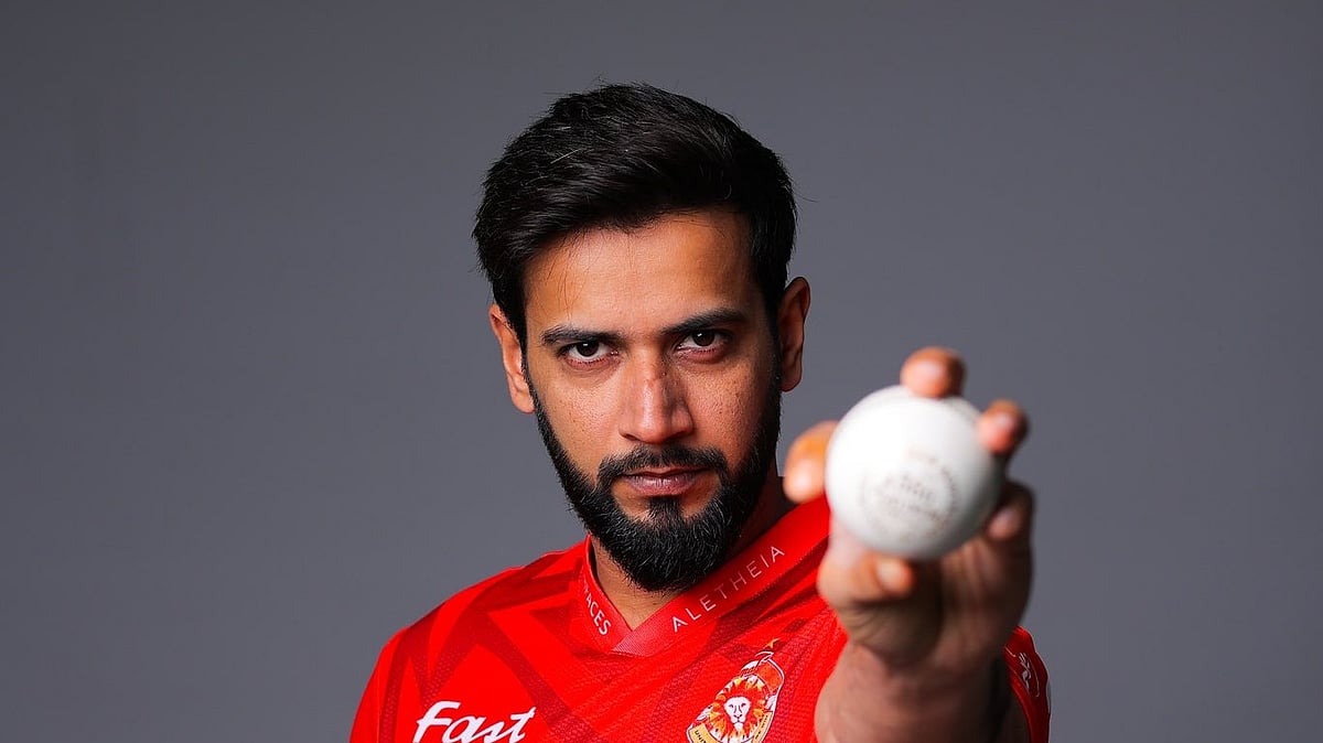 Pakistan fast bowler Imad Wasim. - X | Imad Wasim