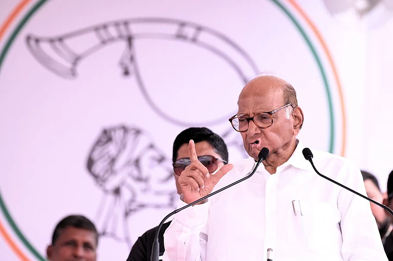 Nationalist Congress Party (Sharadchandra Pawar) on Thursday unveiled its manifesto - X/@PawarSpeaks