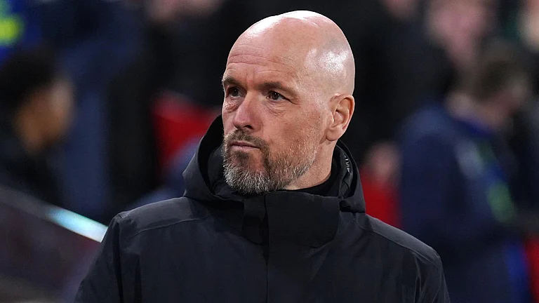 Erik ten Hag is ready to move on from the Alejandro Garnacho incident (Adam Davy/PA) - null