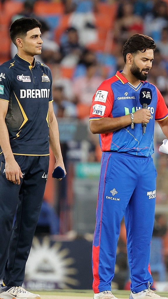 AP : GT and DC captains at the toss.