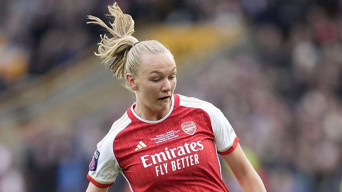 (Nick Potts/PA) : Arsenal have confirmed that there are ‘no obvious cardiac causes’ following Frida Maanum’s collapse 
