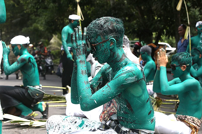 Ngerebeg Parade in Bali