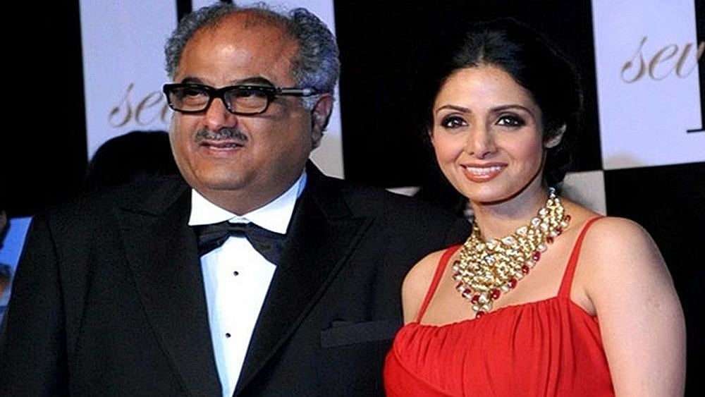 Boney Kapoor and Sridevi