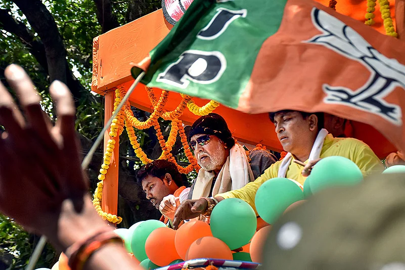 Mithun Chakraborty campaigns