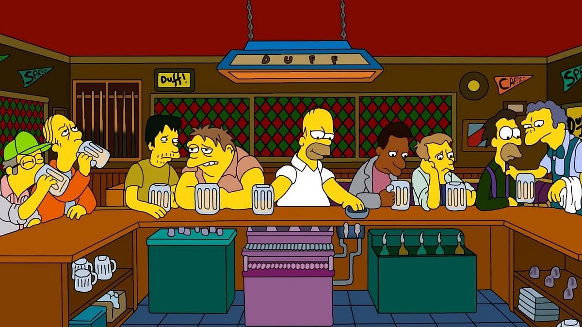 X : A still from 'The Simpsons'