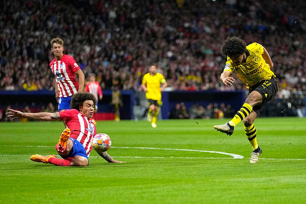 Photo: AP/Manu Fernandez : Champions League: Atletico Madrid vs Borussia Dortmund
