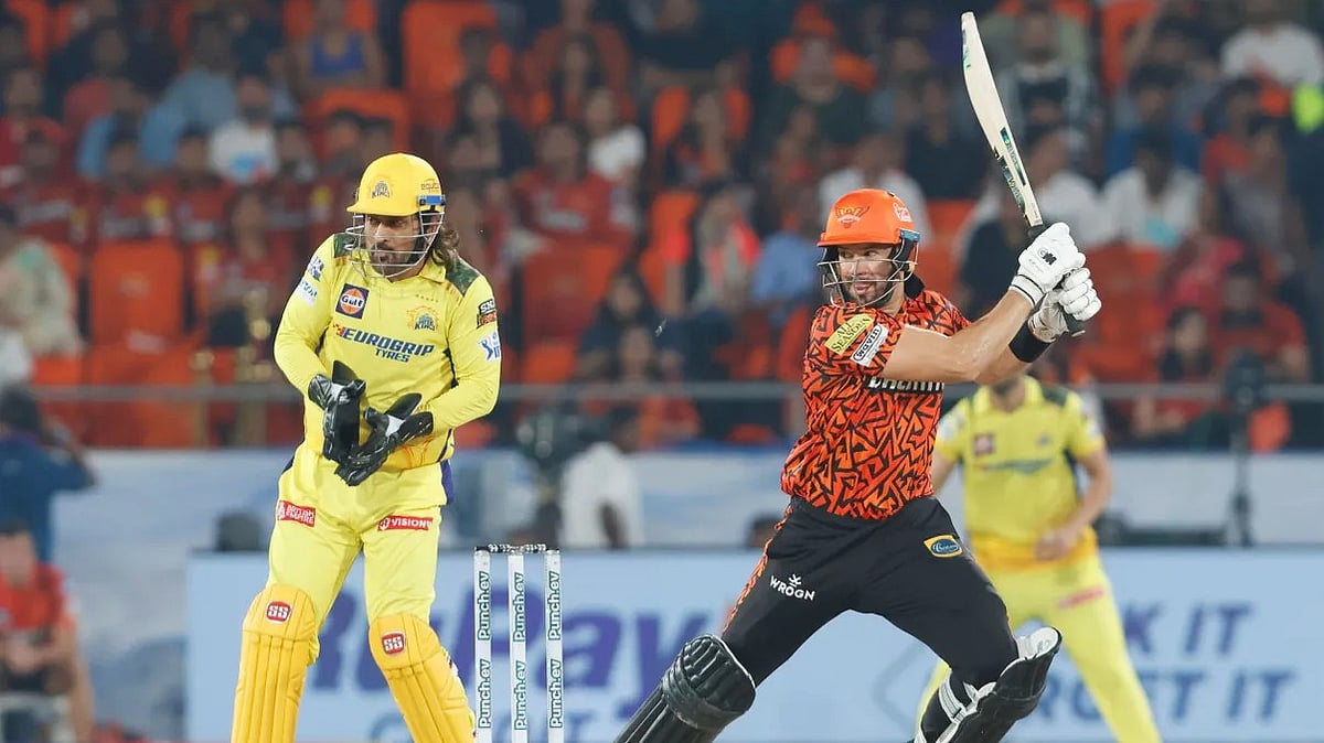 BCCI : Action from the first clash of Chennai Super Kings and Sunrisers Hyderabad in Indian Premier League 2024. 