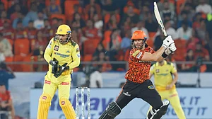 BCCI : Action from the first clash of Chennai Super Kings and Sunrisers Hyderabad in Indian Premier League 2024.