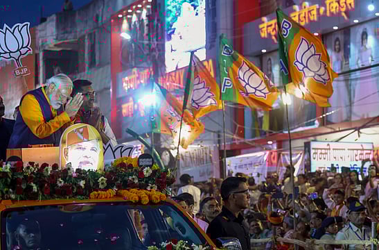 Lok Sabha Election 2024: PM Modi Holds A Roadshow In Jabalpur, Madhya Pradesh