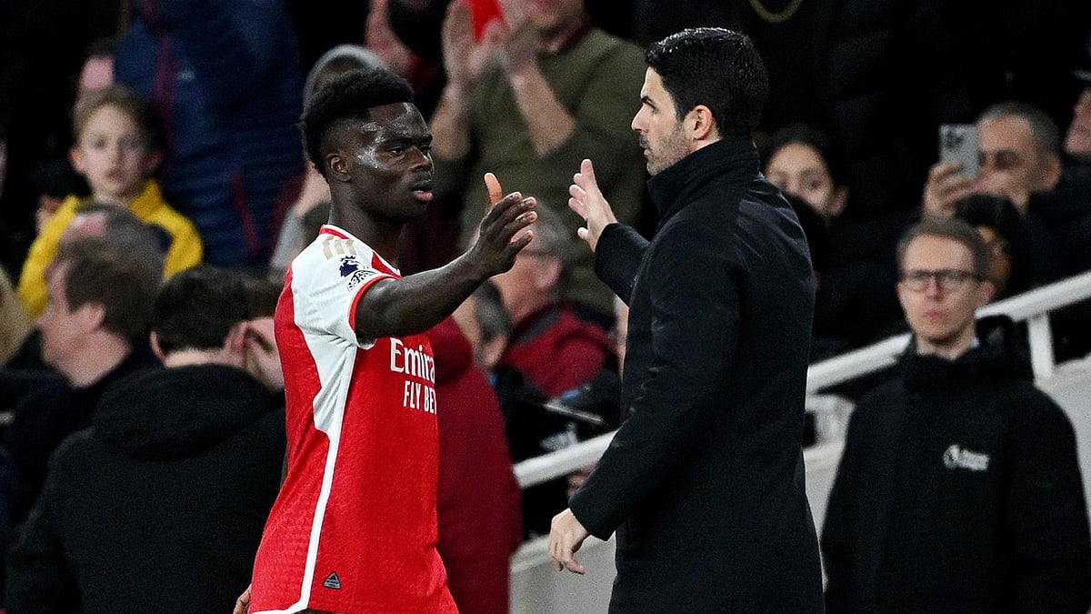 Mikel Arteta heaped praise on Bukayo Saka after Saturday's victory over Bournemouth.