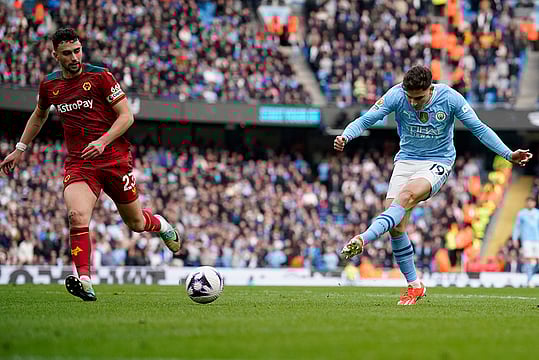 EPL: Manchester City Thrash Wolves 5-1, Close In On Leaders Arsenal - In Pics