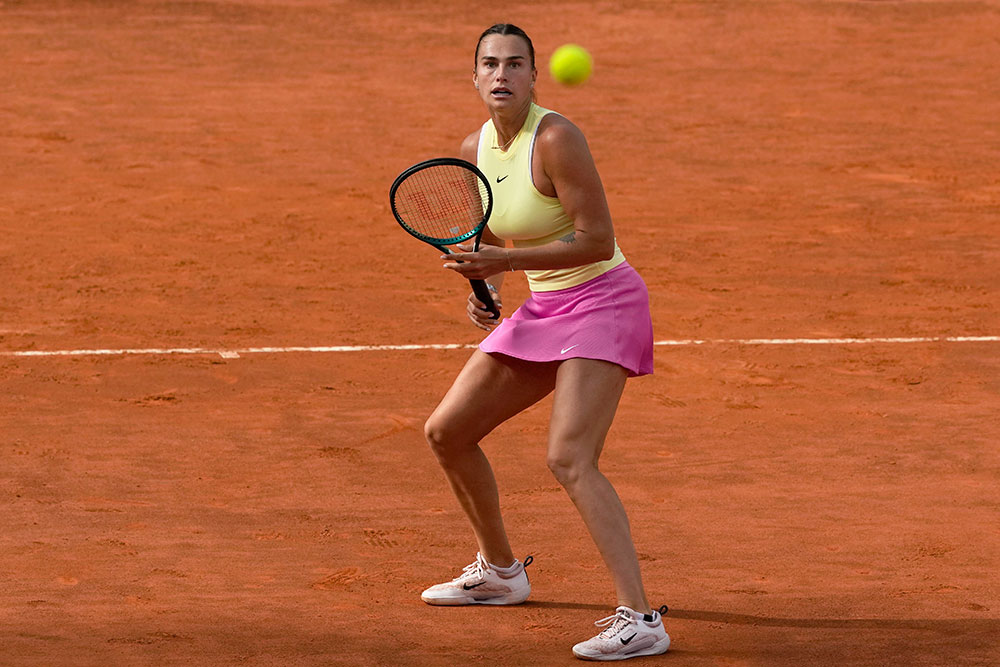 Aryna Sabalenka, of Belarus