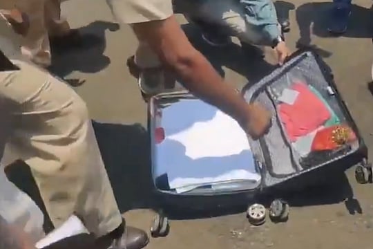 Lok Sabha Elections: Poll Officials Check CM Shinde’s Luggage In Nashik

