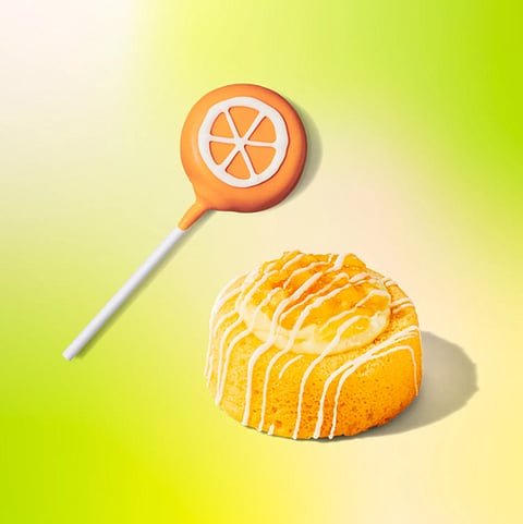 Orange Cream Cake Pop