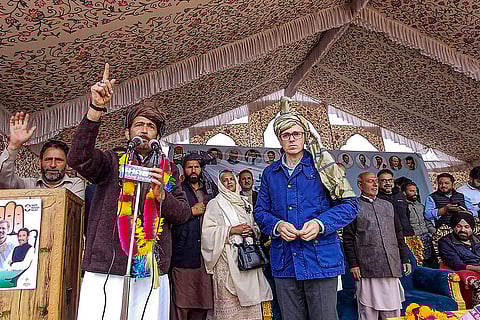INDIA bloc rally in JK's Anantnag