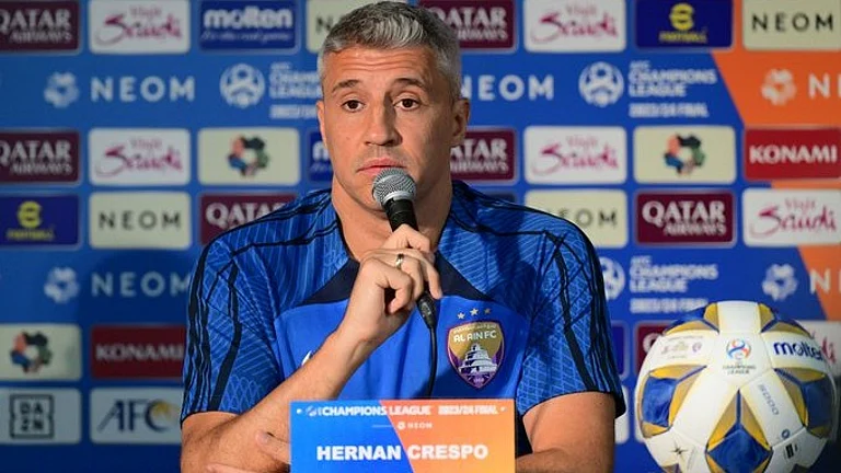 Al Ain head coach, Hernan Crespo. - X/alainfcae_en