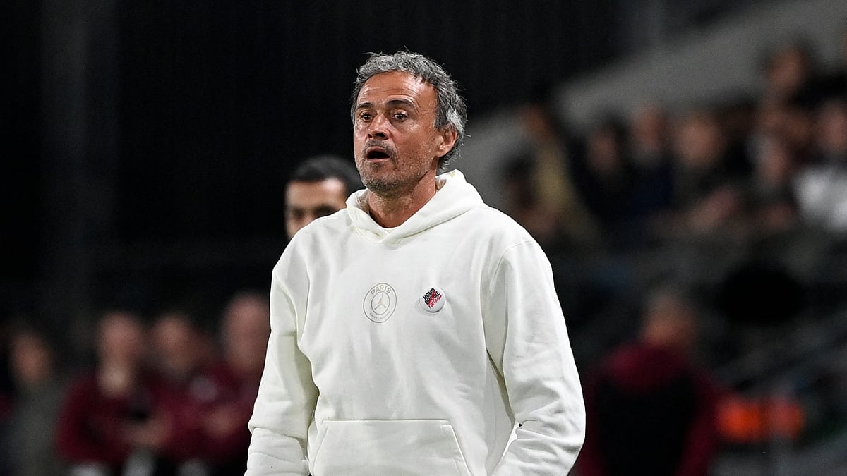 PSG coach Luis Enrique.