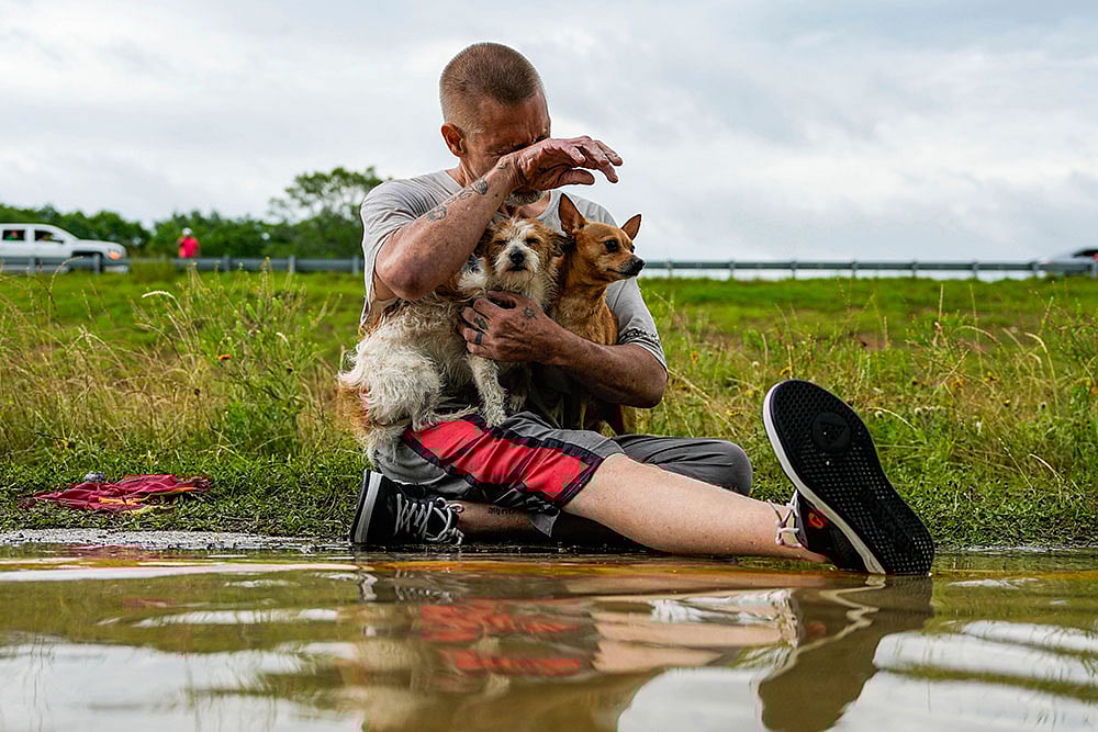 Photo: Raquel Natalicchio/Houston Chronicle via AP : Severe Weather Texas