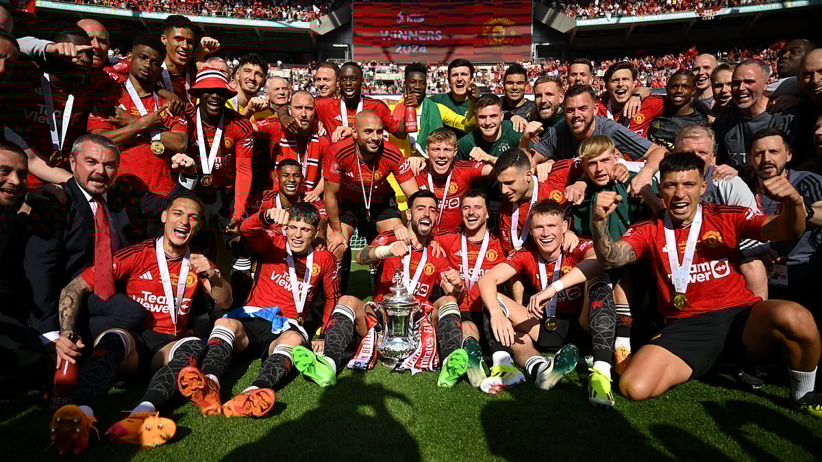 Manchester United win FA Cup 2023-24, Emirates FA Cup Twitter photo