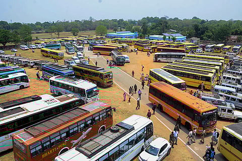 Preparation for 4th phase of LS polls in Khunti