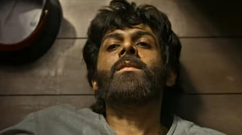 A still of Kartik Aaryan from ‘Chandu Champion’