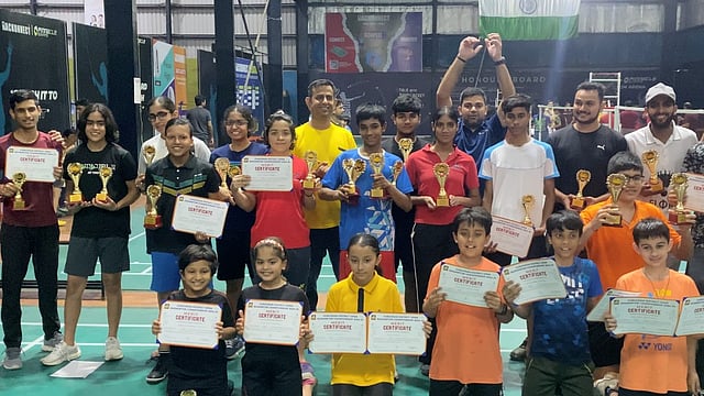 Flow Sports Life Badminton Academy Sweeps 28 Medals in 29th Gurugram District Championship 2024