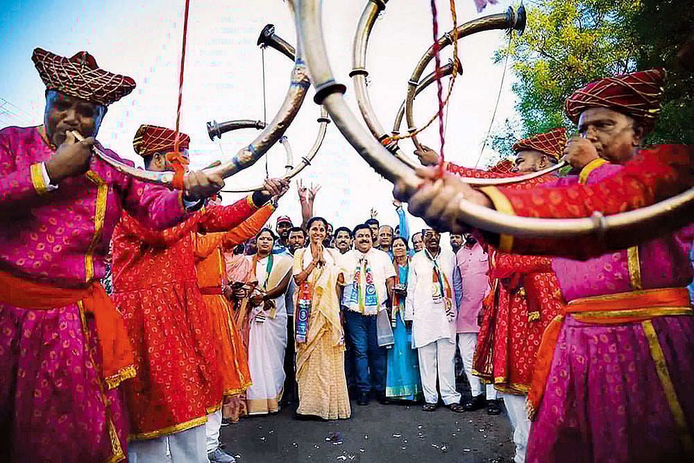 Family Vs Family: Supriya Sule campaigning in Baramati