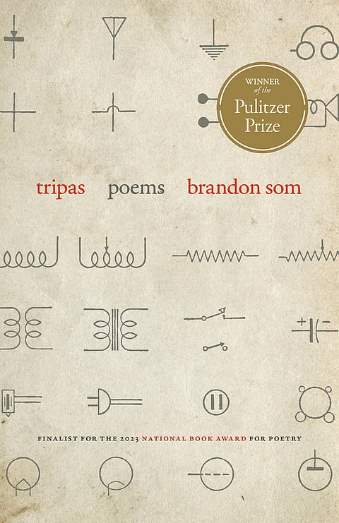 This cover image released by UGA Press/Georgia Review shows "Tripas" by Brandon Som, winner of the Pulitzer Prize for poetry.